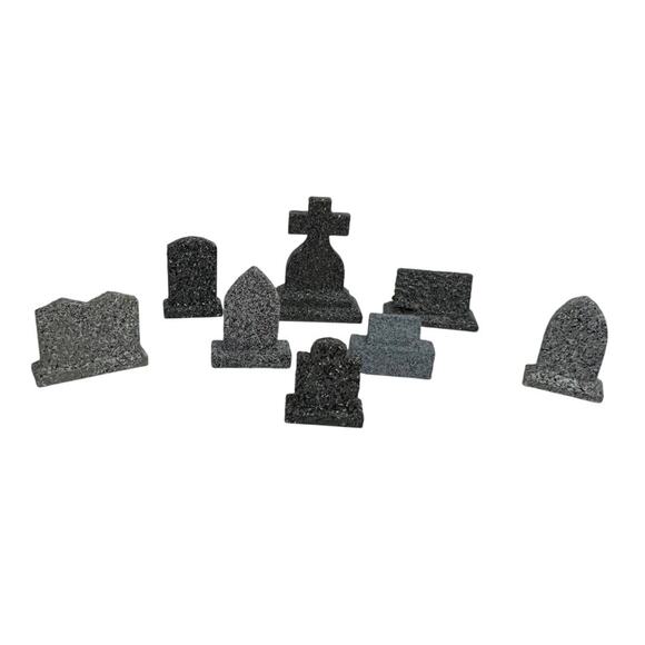 Vintage Graves For Villages or Dioramas Set of 8 - Picture 1 of 7